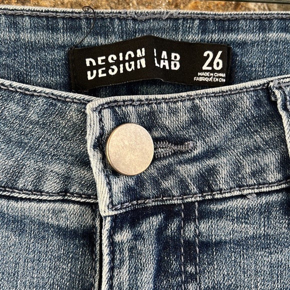 Design Lab Lord & Taylor Distressed Sequins Star Jeans - Picture 3 of 4